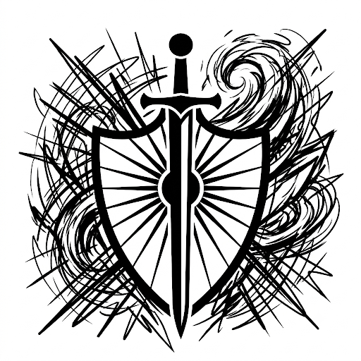 Vael'Dar sword and shield emblem